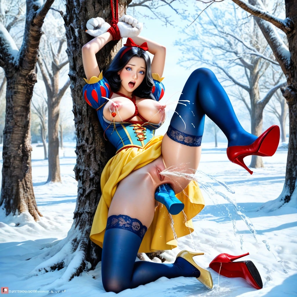 Of, Snow White Wearing Blue Stockings, 25+ AI Porn