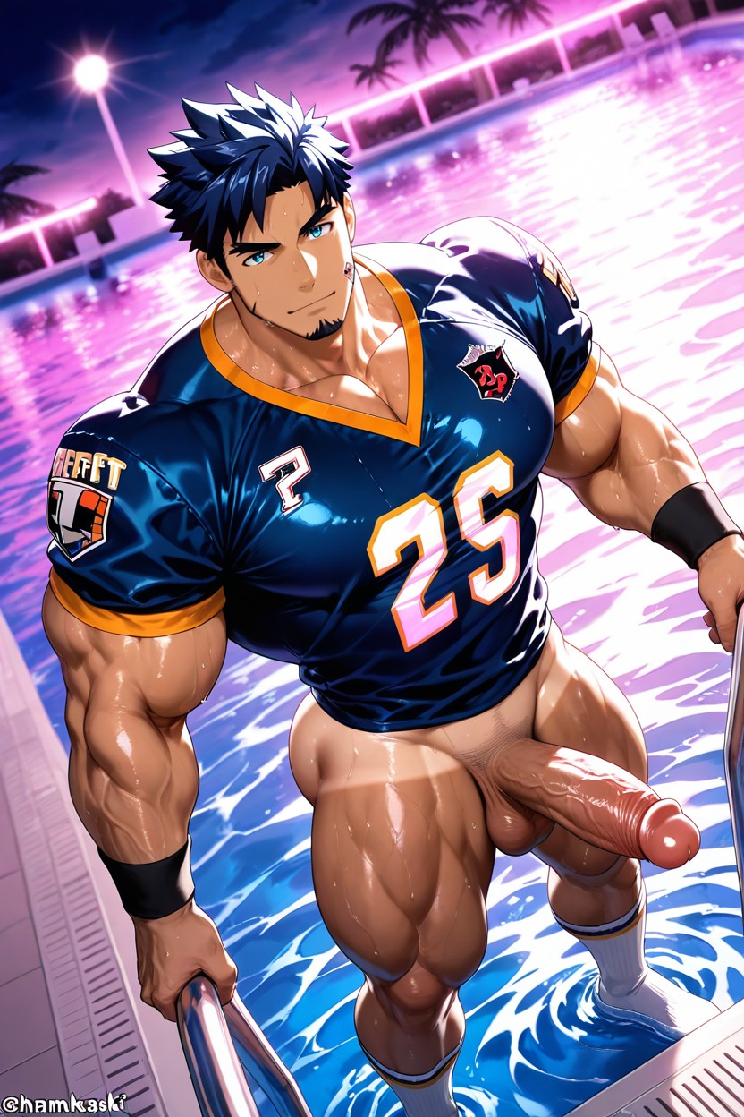 Detailed Face, Pink Penis, Very Tall Porno IA Gay