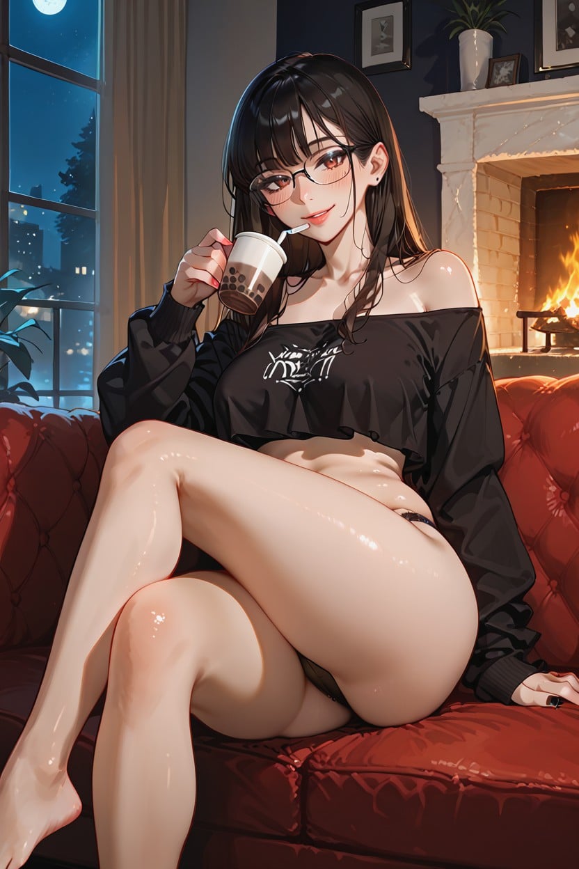 Seductive, Happy, Perfect Buttocks Hentai AI Porn