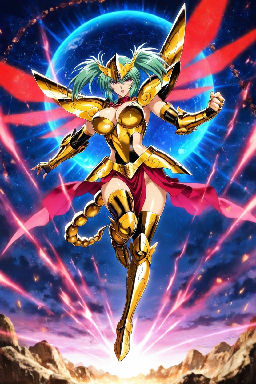 Perfect Physique, Detailed Body, Reflecting The Epic Scale Of Both Series High Resolution Hentai AI Porn