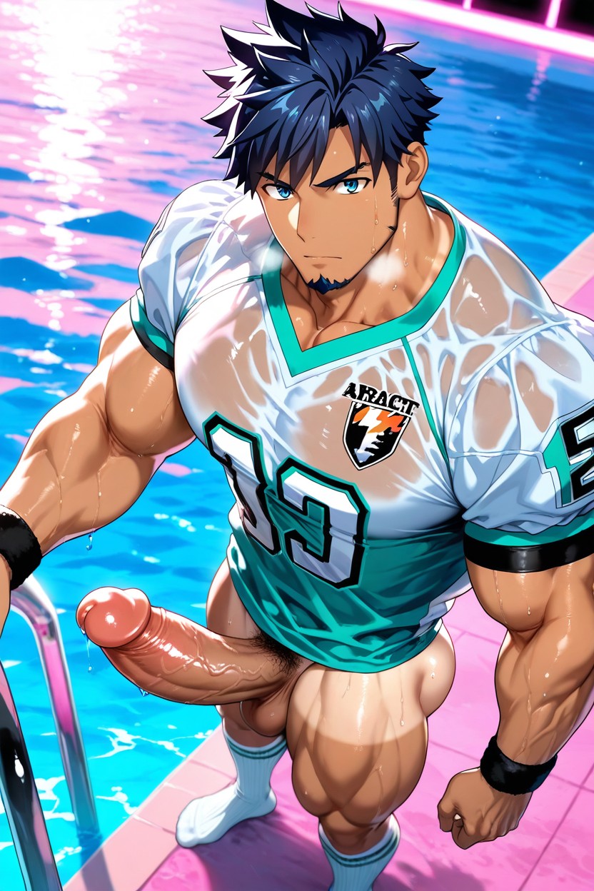 Dynamic Angle, White Socks, Detailed Face AI同性戀黃片