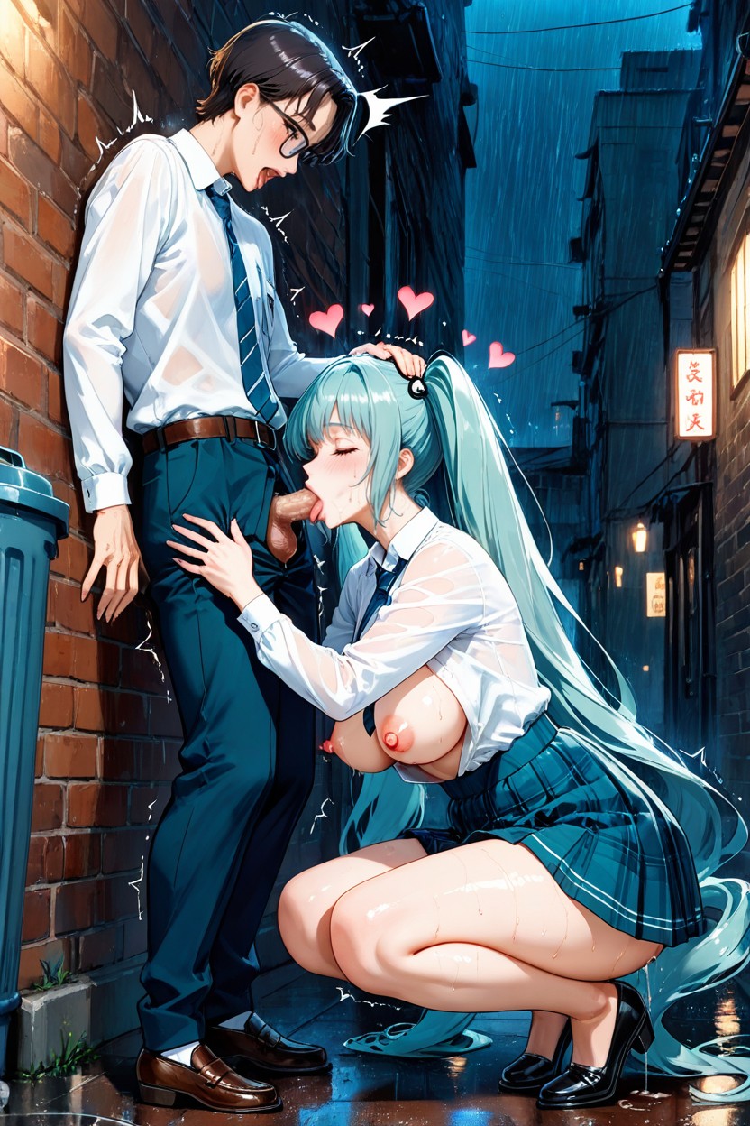 Man Back, Night, Trembling Hentai AI Porn
