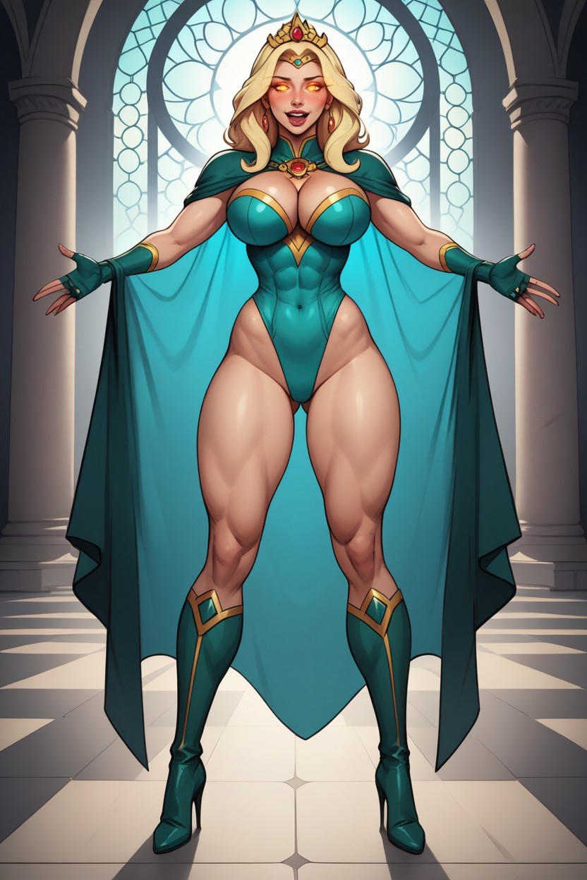 " Marvel, Volumetric, Light Blue Skin MILF AI Porn