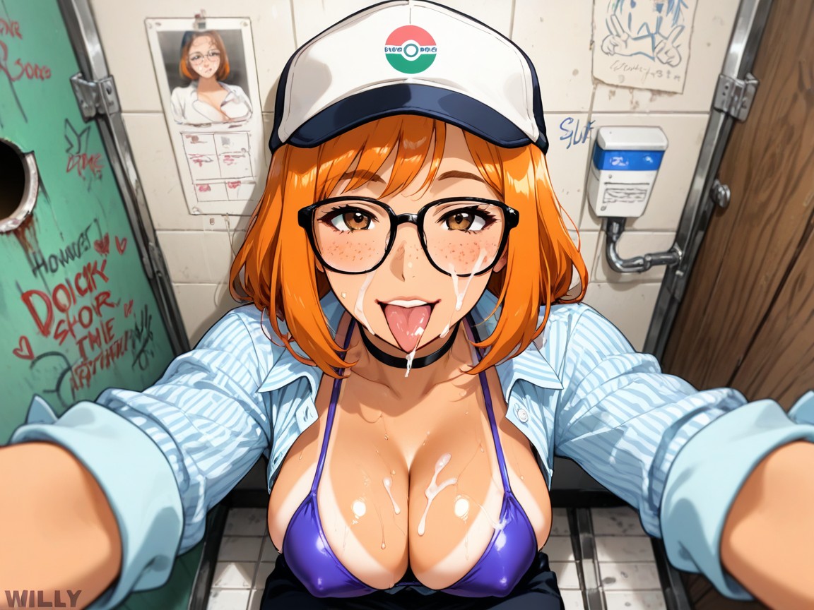Detailed, Cap With Store Logo, Voluptuous Hentai AI Porn