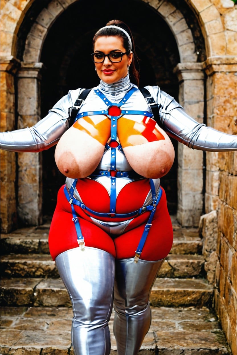 Less Than " Tall, Straight Black Hair, Fully Clothed BBW AI Porn