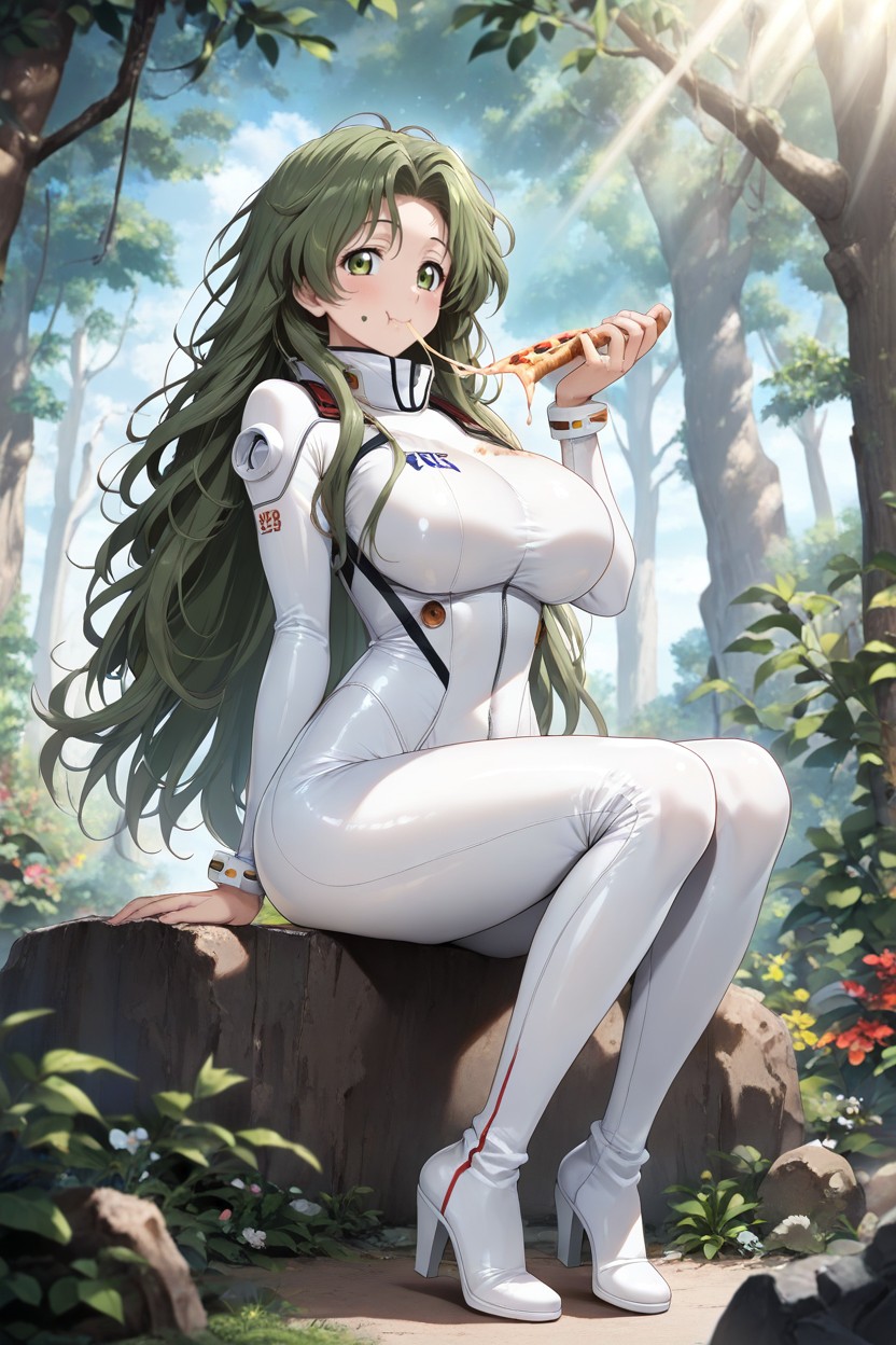Medium Shot, Voluptuous, Dryad Hentai AI Porn
