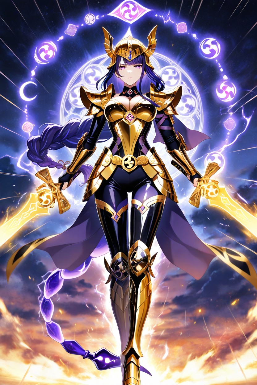 Large Chest, Fierce Expression, Ready For Battle Hentai AI Porn