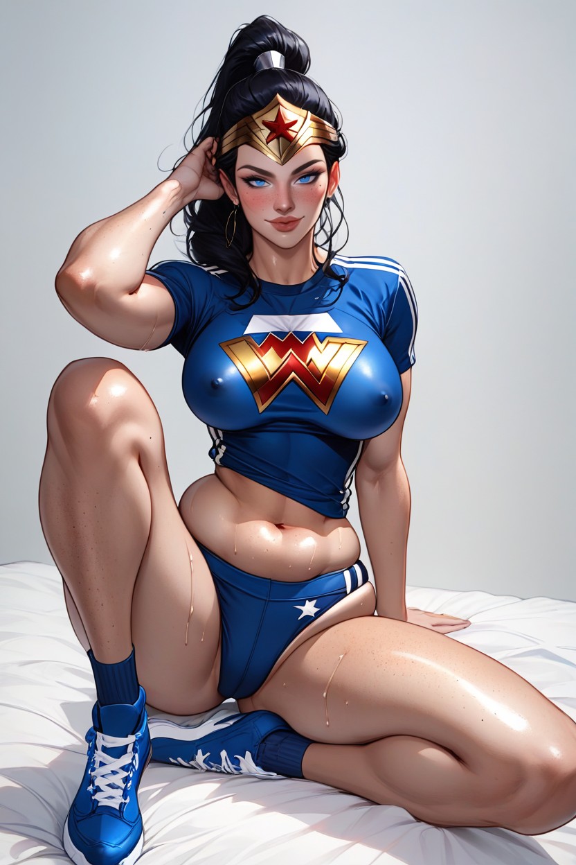 Full Lips, Dc Wonder Woman Wearing, Rounded Ass AI Porn