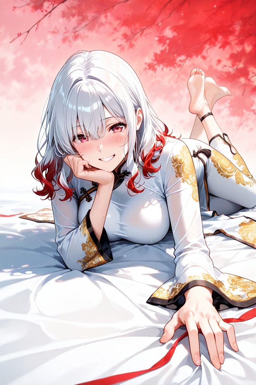 Medium Breast, Japanese, Chinese Dress AI Porn