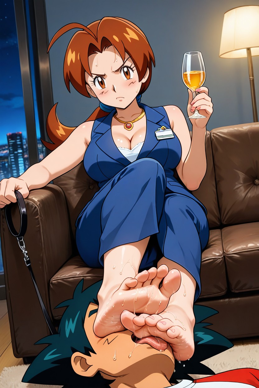 Angry, Business Woman Suit Tailleur, Jewelry Hentai AI Porn