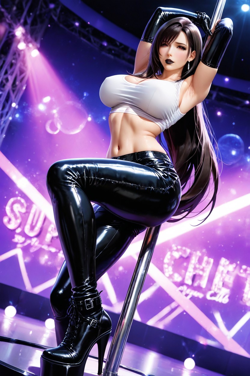 Rounded Breast, Model, Night Club Hentai AI Porn