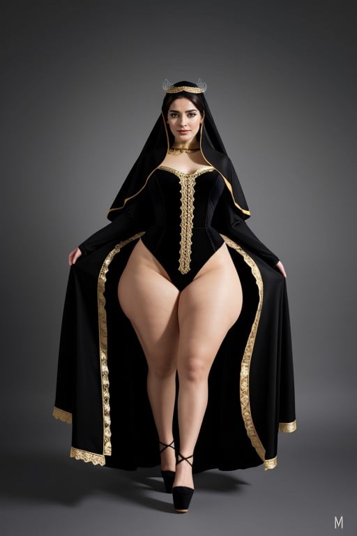 Spanish Mantilla, 25+, High Detail AI Porn