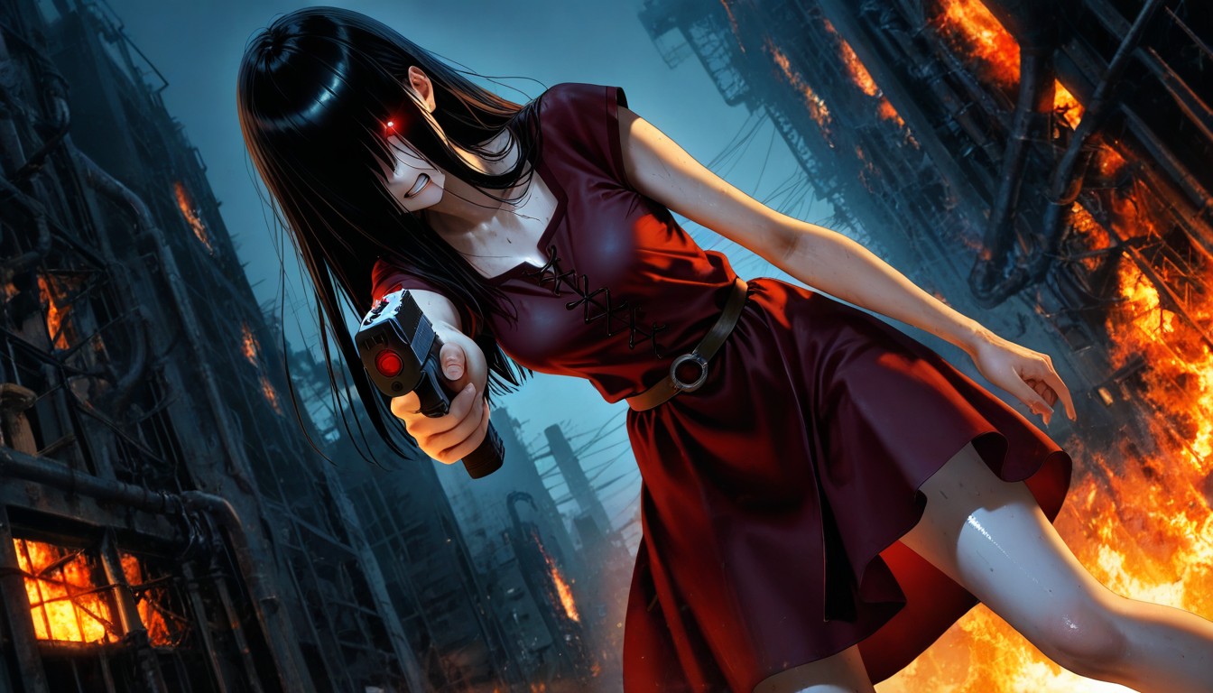 Angry, Photorealistic Style, Skinny AI Porn
