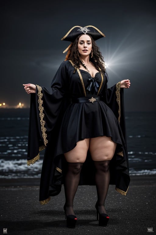 25+, Classic Outfit, Legs Wide Open Stance AI Porn