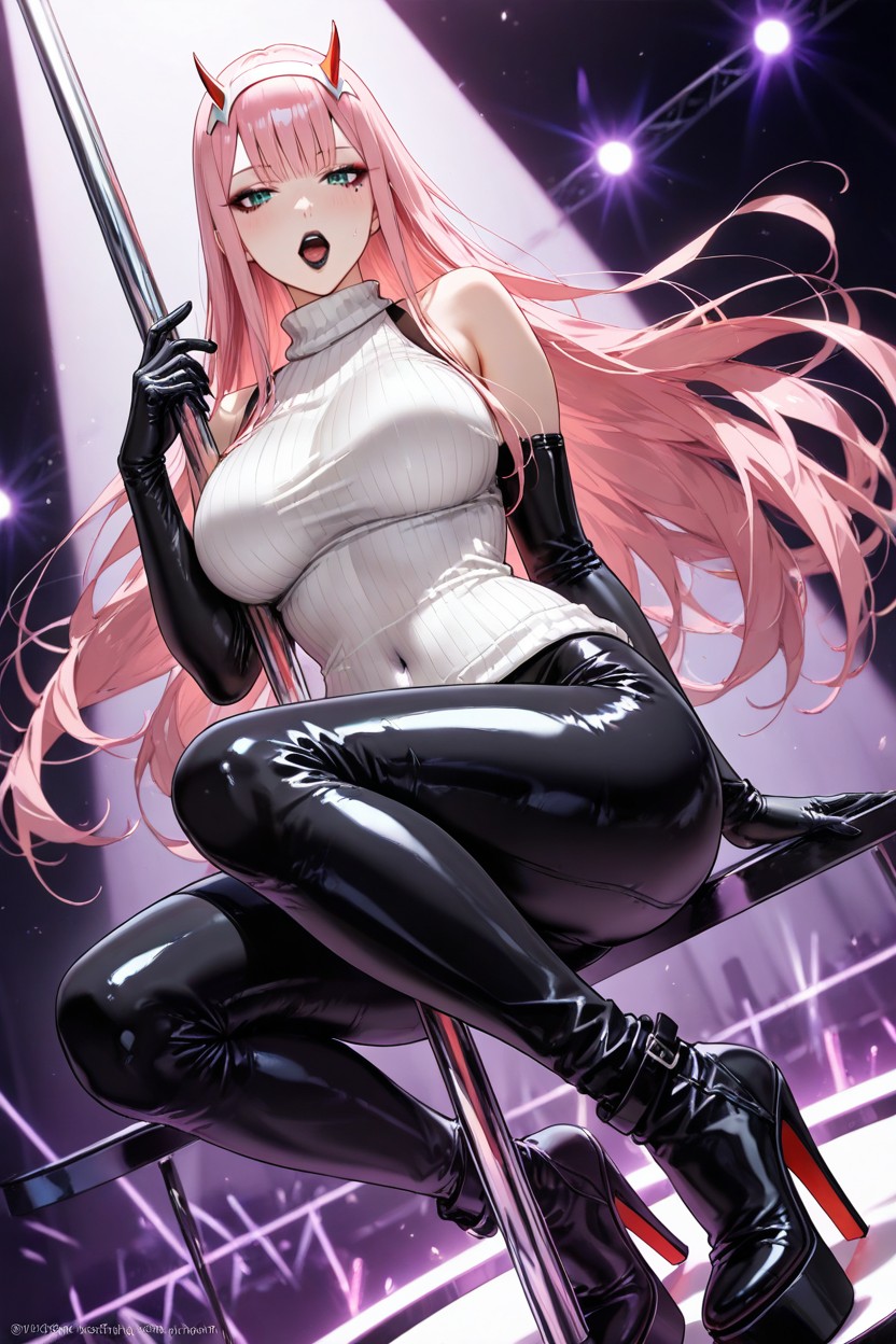 Firm Breasts, Model, Zero Two Hentai AI Porn