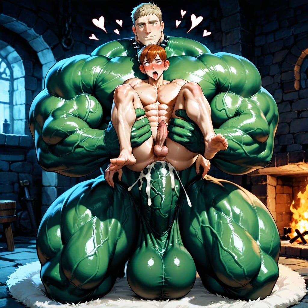 Deep Cock Penetration, Floating Hearts, Big Round Bulging Arms Porno IA Gay