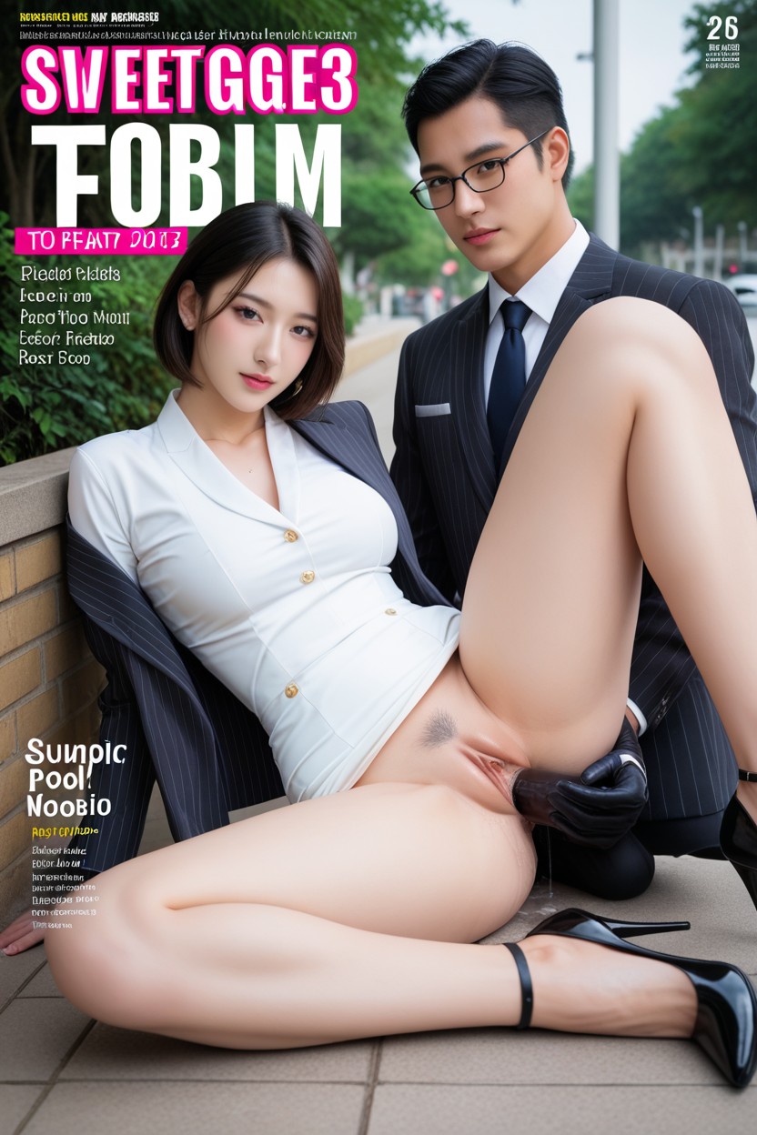 Pale Skin, Spread Legs, Sweety Idol Face Asian AI Porn