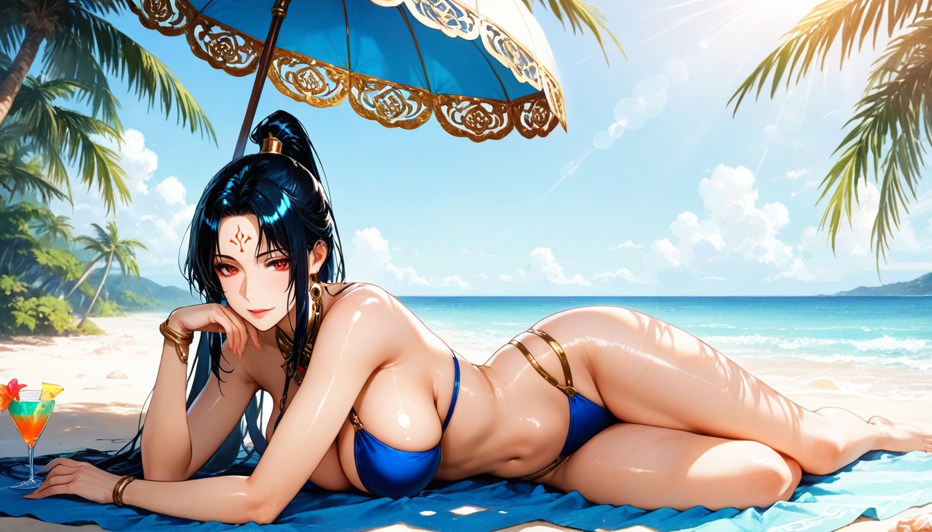 Bright Sunlight, 18+, Painterly Watercolor Style Hentai AI Porn