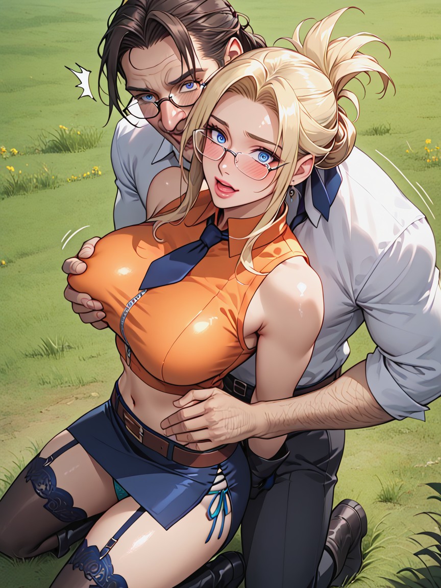 Man, Curvy Body, Skinny Hentai AI Porn
