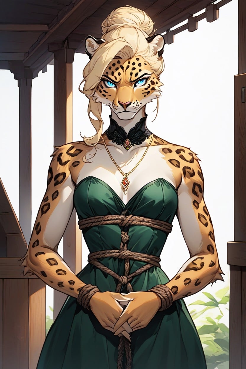 Standing, Waist Shot, Sunny Furry AI Porn