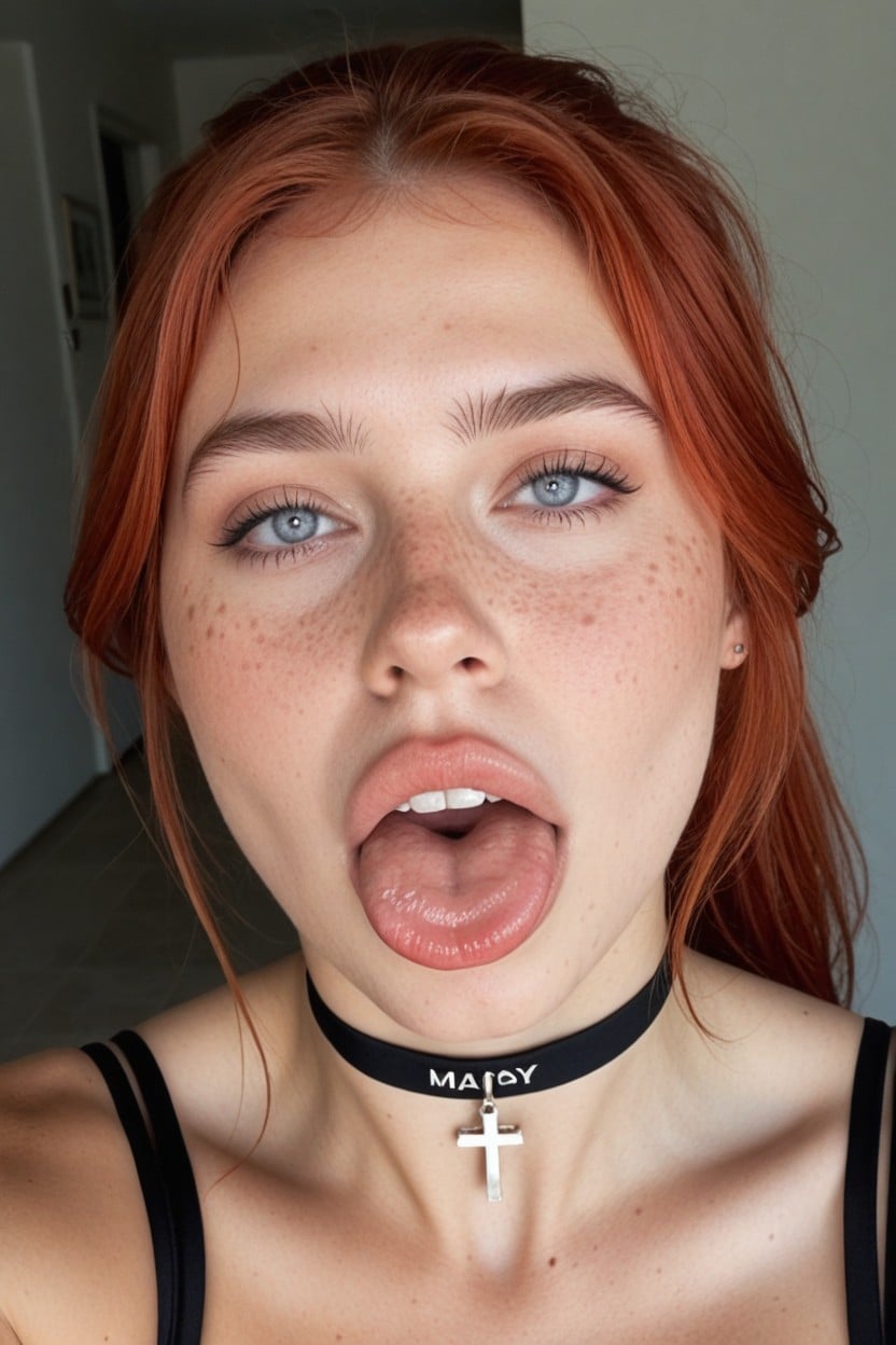 Kneeling, Selfie, Freckles AI Porn