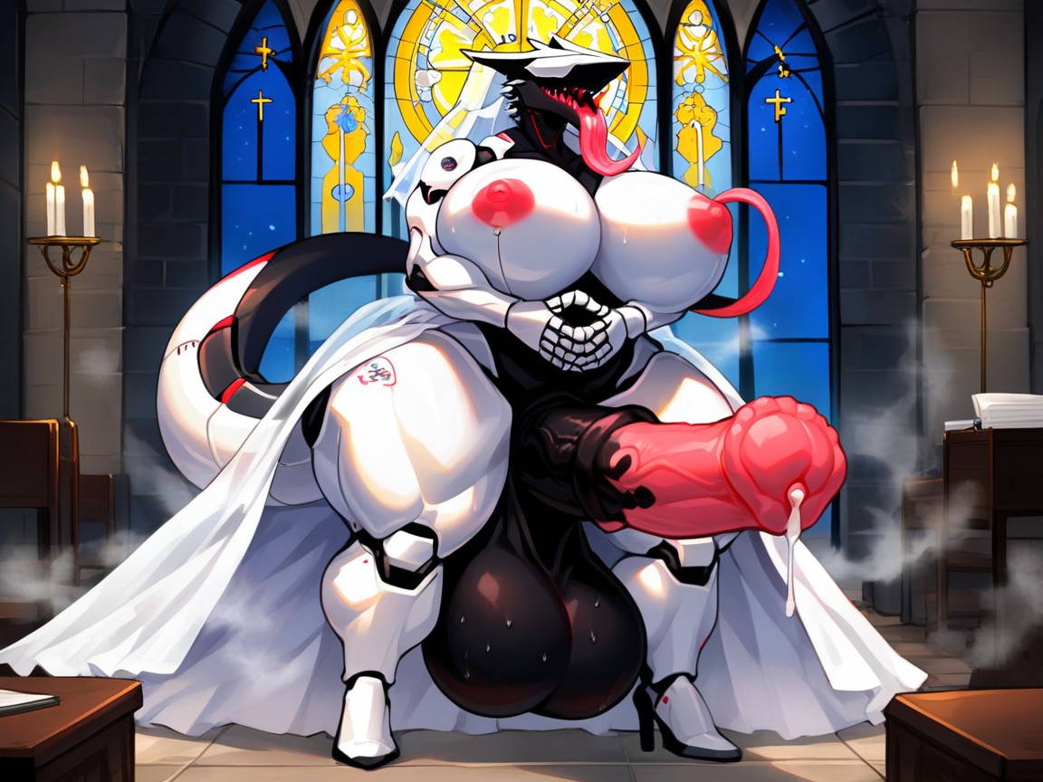 Long Legs, Robot Body, Dangerous Porno IA Furry