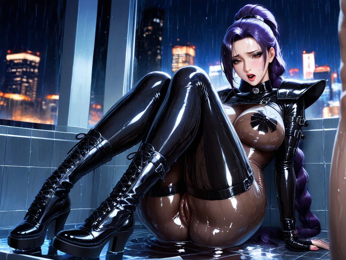 Mascara, Cinematic Realism, Wet Clothes Hentai AI Porn