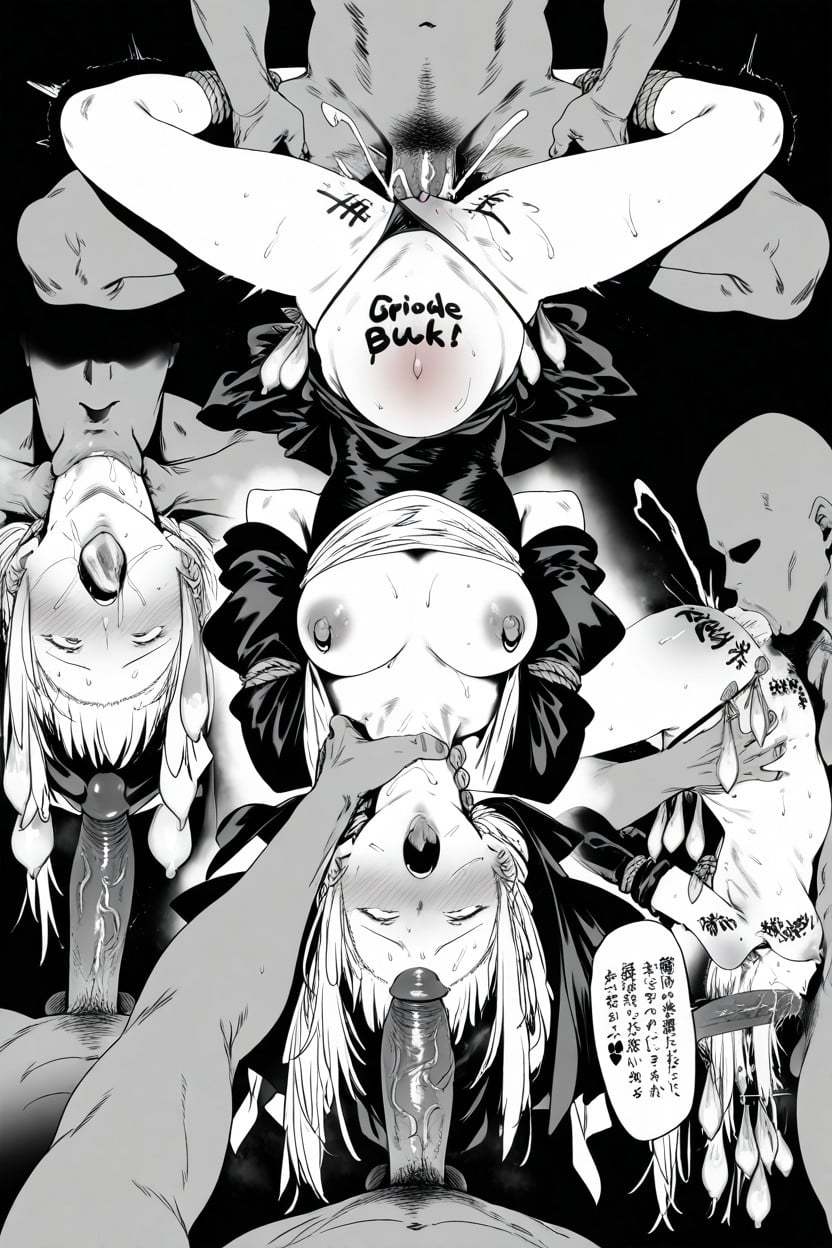Open Clothes, Used Condom Belt, Stomach Bulge Hentai AI Porn