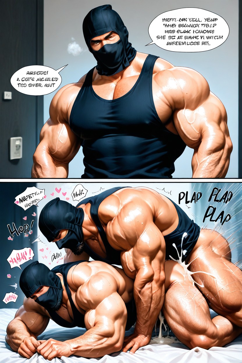 Sound Effect, Bara Manga, Rouler Des Yeux Porno IA Gay