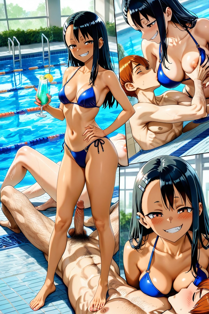 Nursing Handjob, Cinematic, Nagatoro And Chilchuck Tims Hentai AI Porn