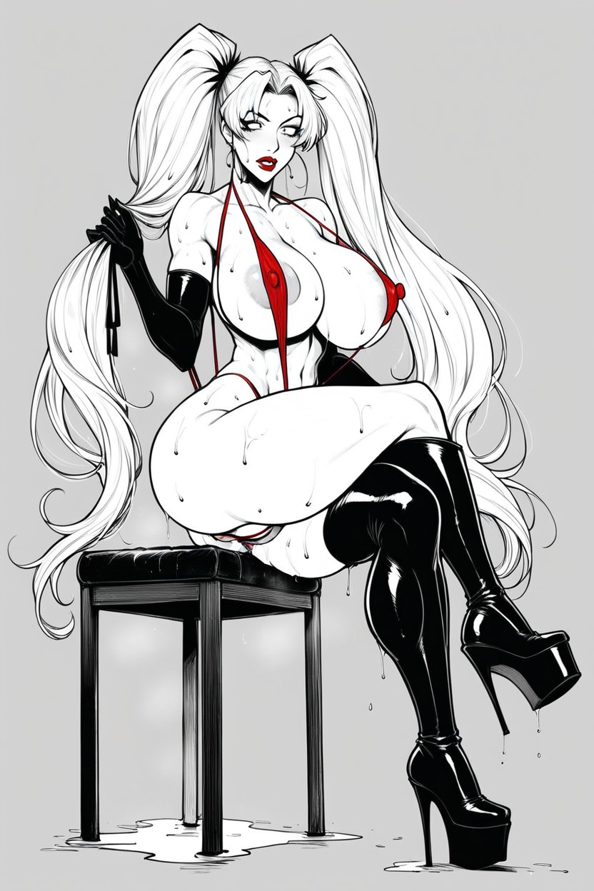 Large Breast, Covered Breast, Art Style Devilhs AI Porn