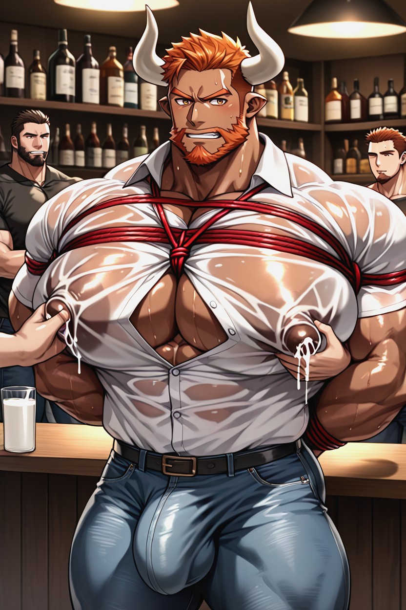 Brown Skin, Lactation, Greedily Sucking Milk Out Of Boob Porno IA Gay