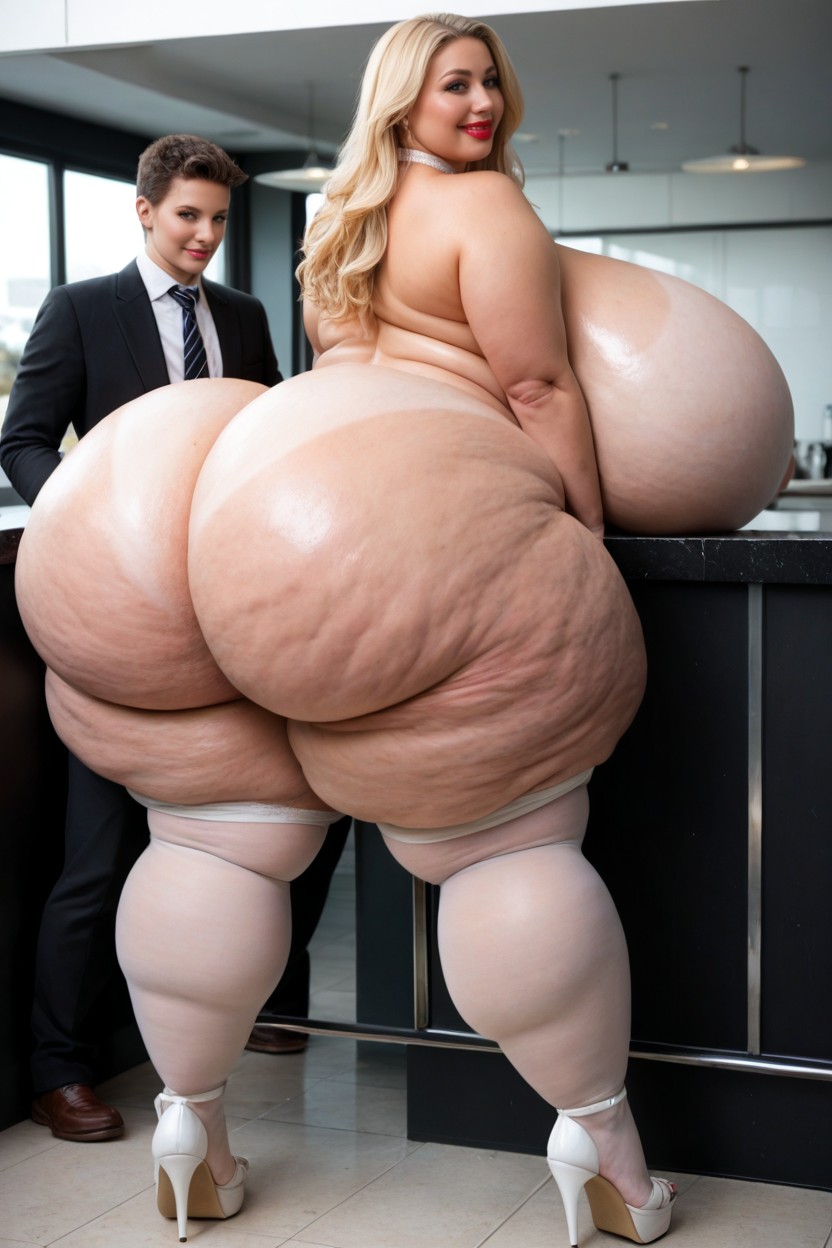 Hyper Colossal Ass, Exaggerated Deep Ass Crack, Hyper Gigantic Ass Porno BBW IA