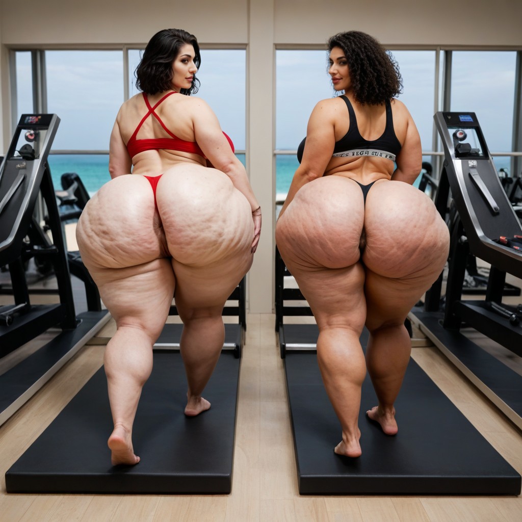 25+, Medium Breast, Extremely Colossal Ass AI Porn