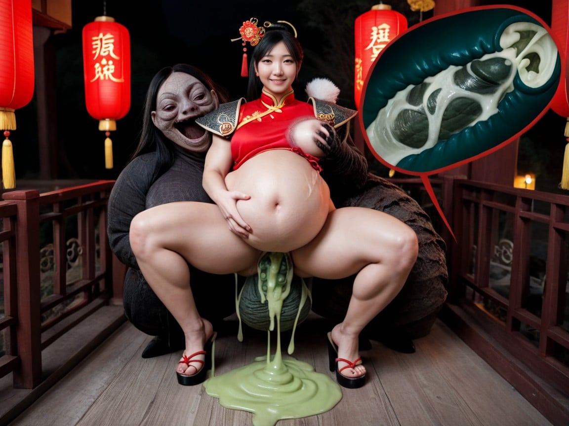 Excessive Green Cum Explosion, Impregnation, Hypnosis AI Porn