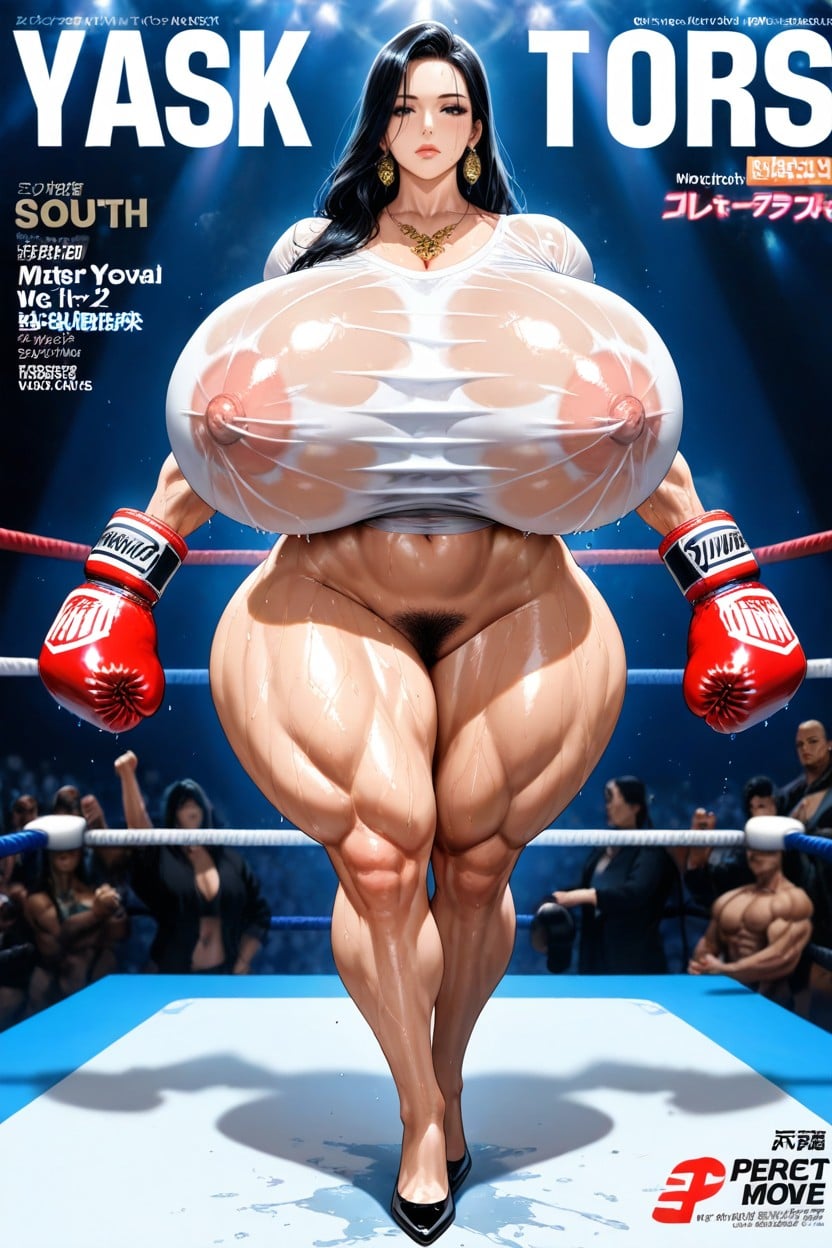 18+, Breast Expansion, Black Eyes AI Porn