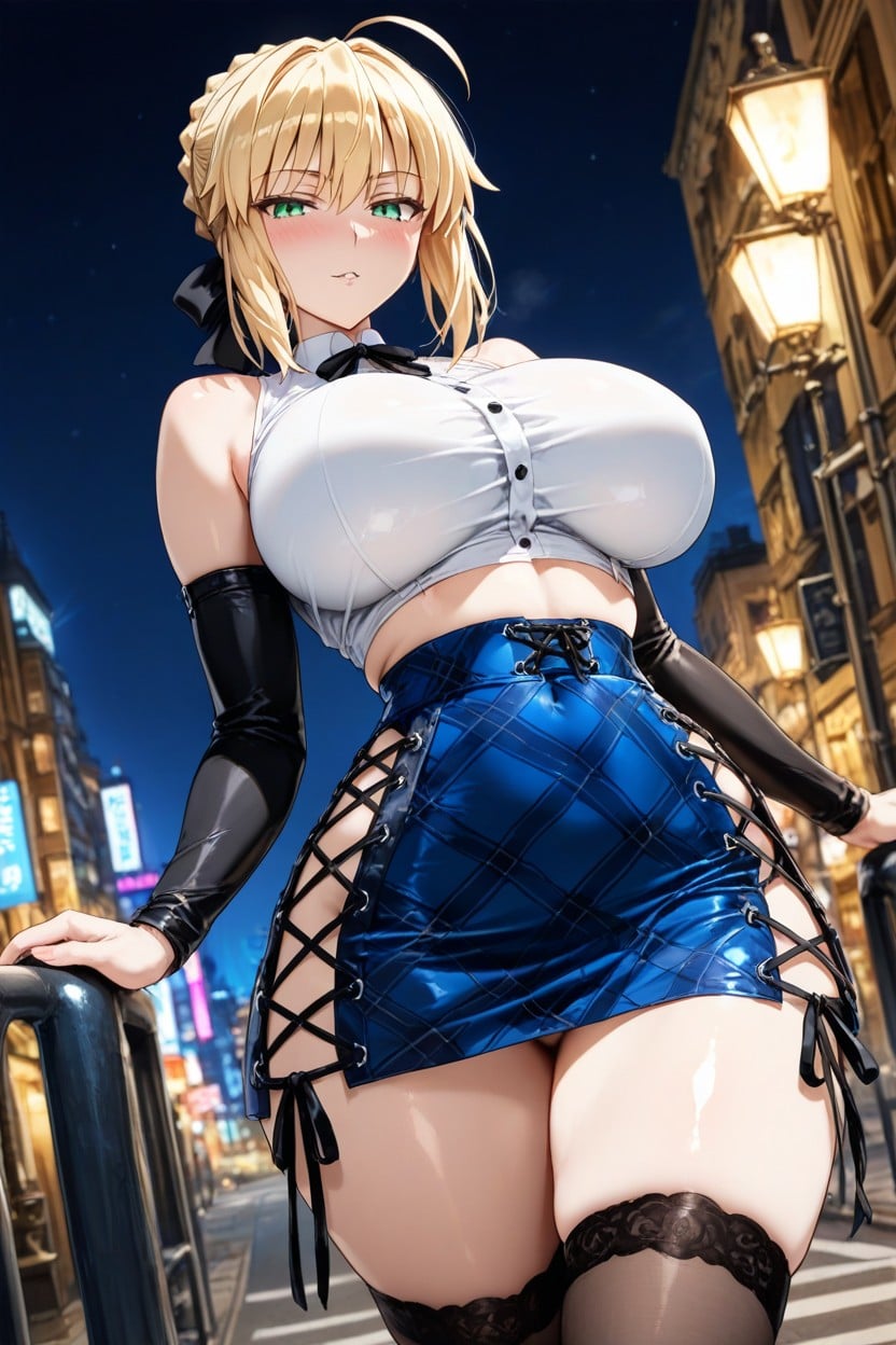 Stockings, Sexy, Detailed Face Hentai AI Porn