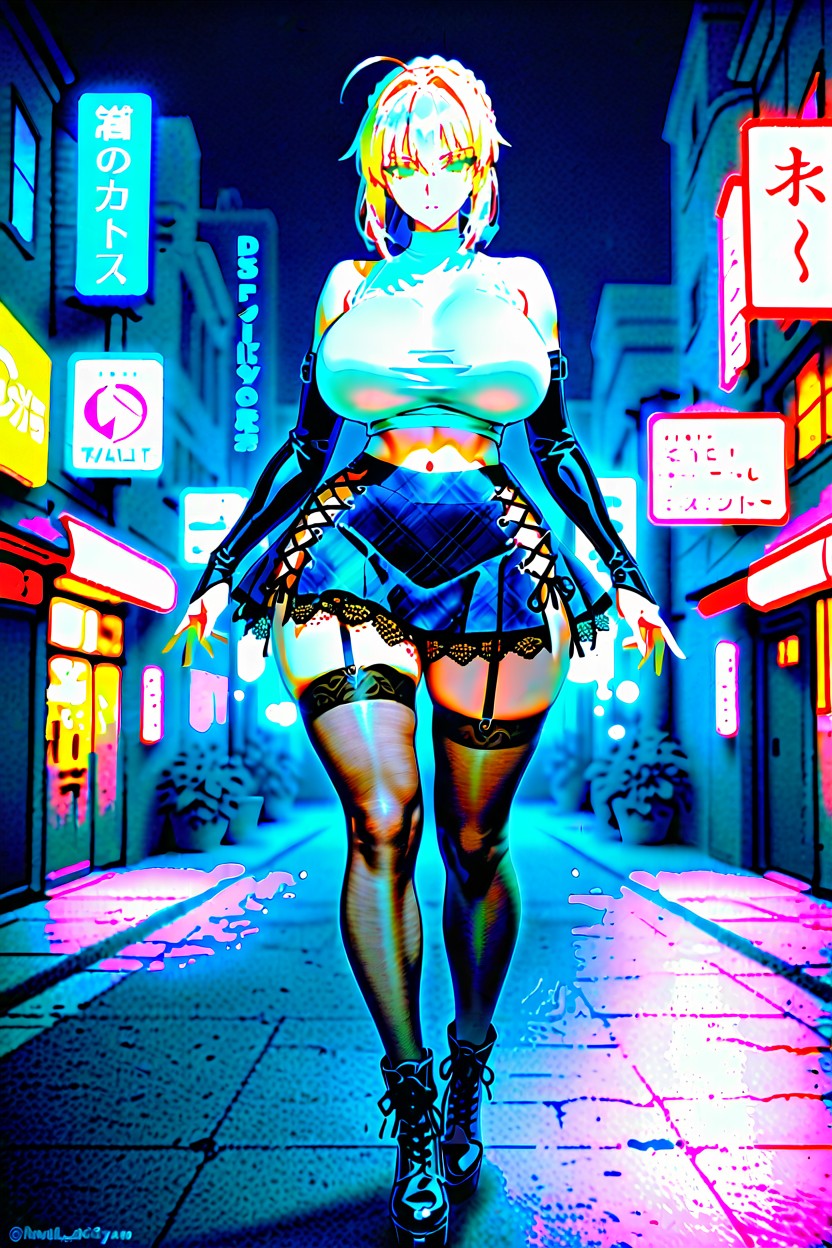 Voluptuous, Goth, High Resolution Hentai AI Porn