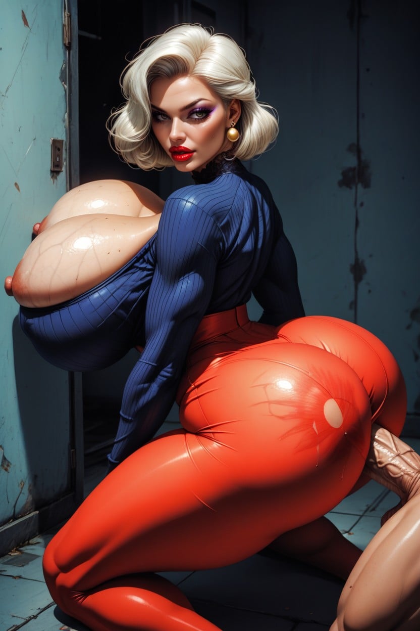 Overpowered Position, Pronebone, Massive Cock AI Porn