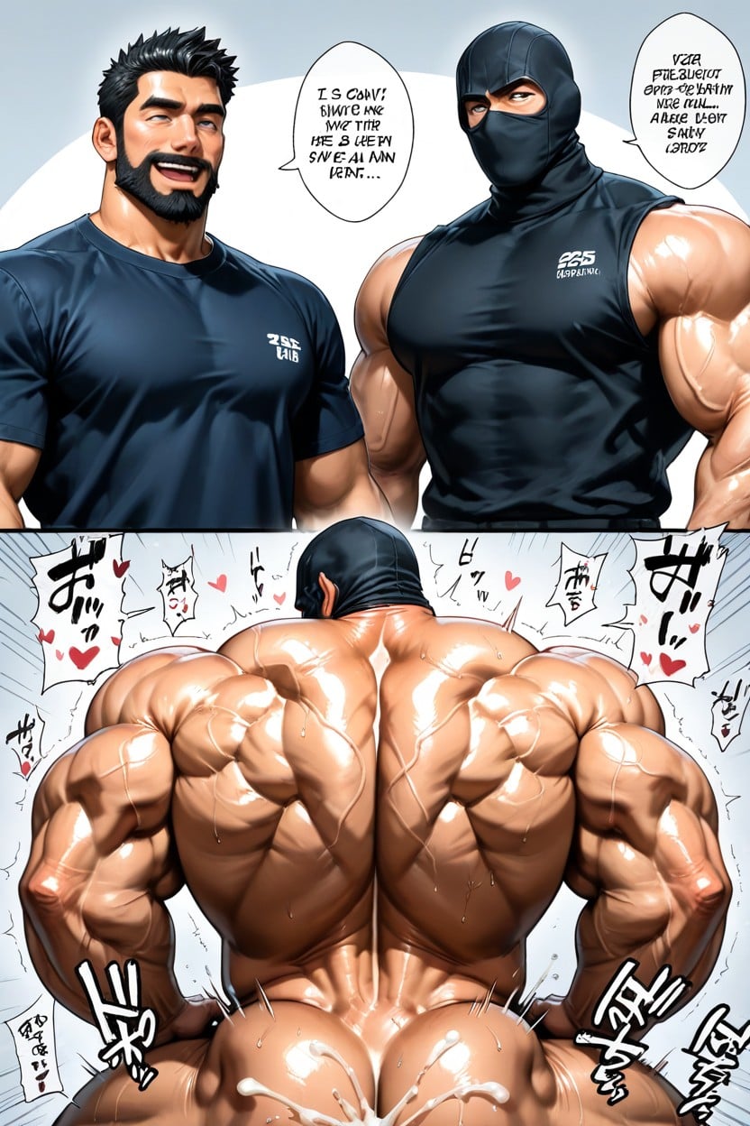 Oversized Muscles, Hyper Cum, Newest AI Gay Porn