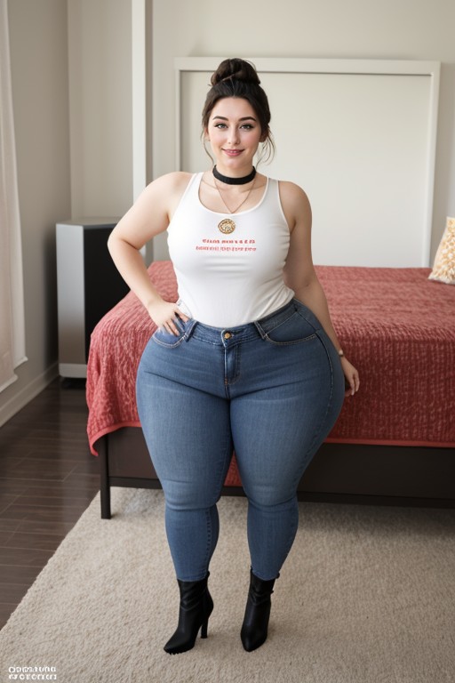Wide Hips, Thick, Wide Heavy Hips AI Porn