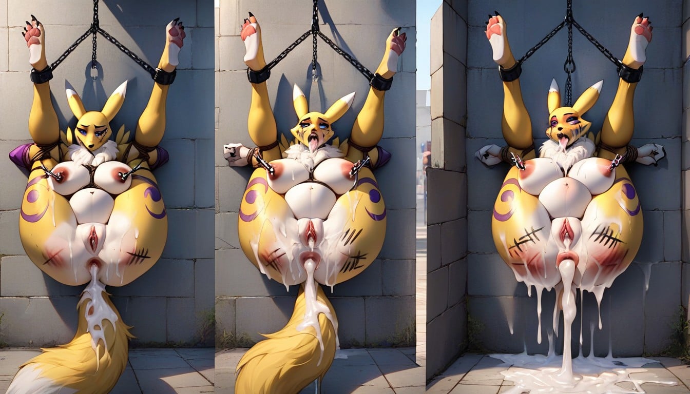 Squirting, Belly Bulge Ahegao Face, Ultra High Details ファーリーAIポルノ