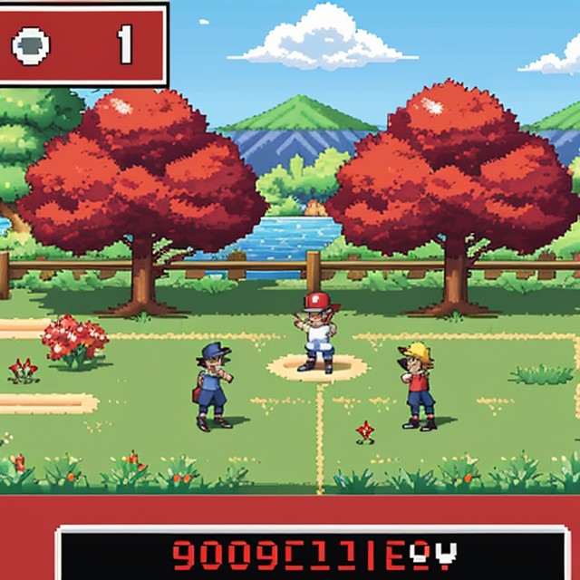 Classic Game Artstyle, Classic Game Artstyle, Original Pokemon_red Game AI Porn
