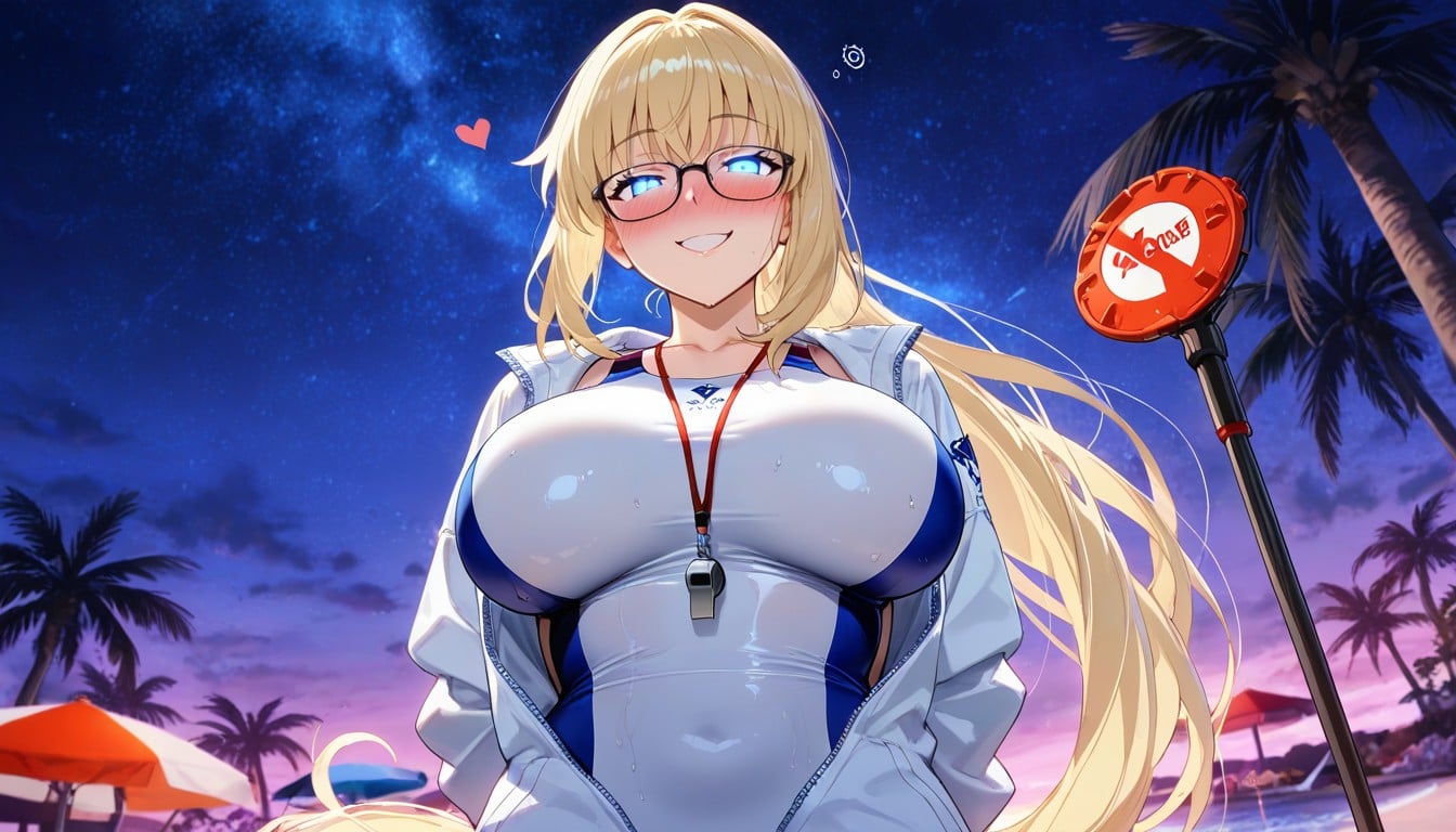 She Has On A White Light Jacket/windbreaker, A White Jacket, Bottom Up Hentai AI Porn