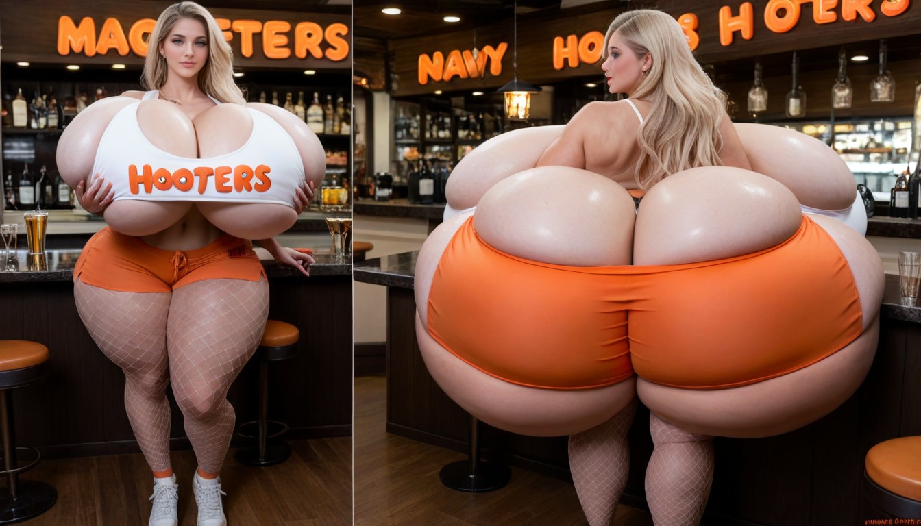 Colossal Breast, Hourglass, One AI Porn