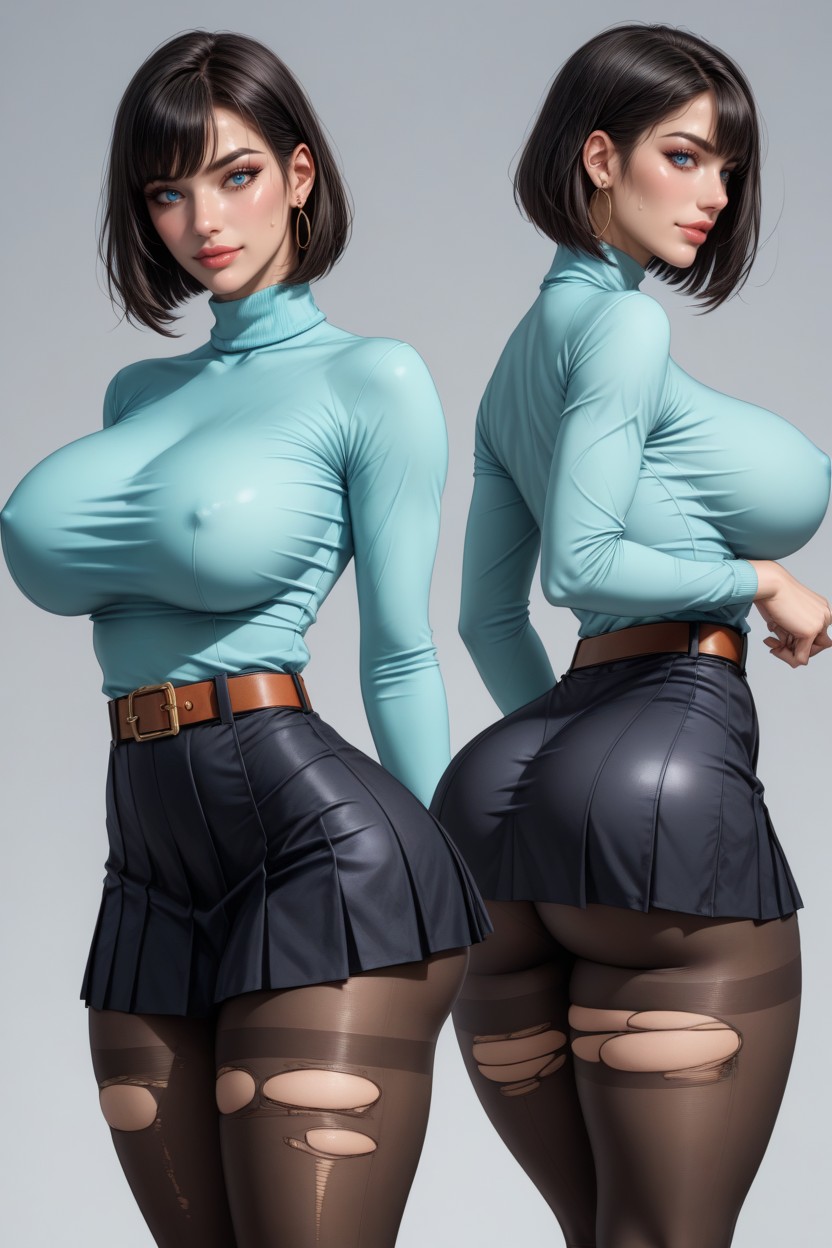 버블 버트, Wet, Thick Hips AI 포르노