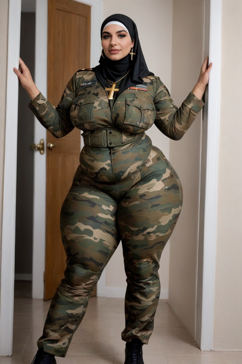 So Smarxy And So Sexy, Chubby, Gigantic Huge Massive Hyper Thighs AI 포르노