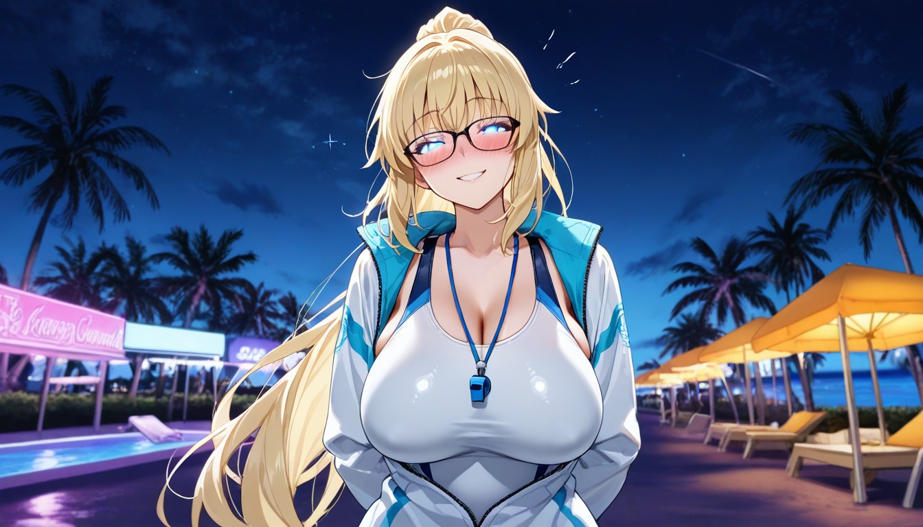 Embarrassed, Very Long Hair, Front View Hentai AI Porn