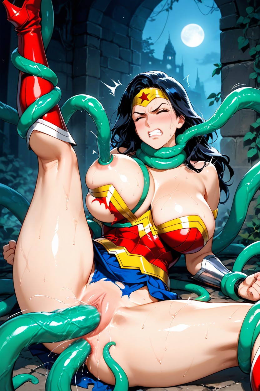 Cinematic, Breasts Exposed, Angry Hentai AI Porn