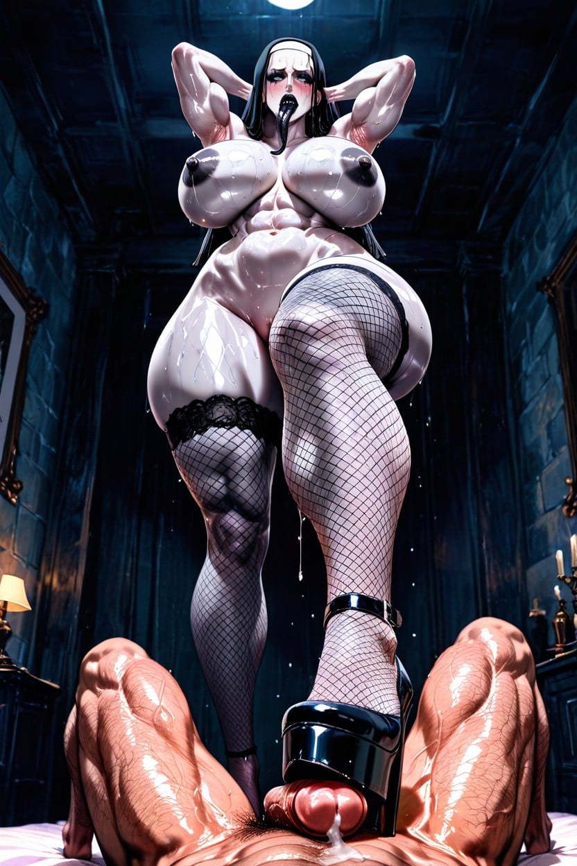 Wet Hair, Big Ass, Foot Fetish Hentai AI Porn